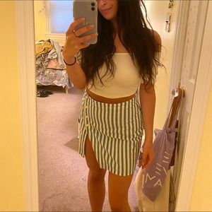 Striped skirt